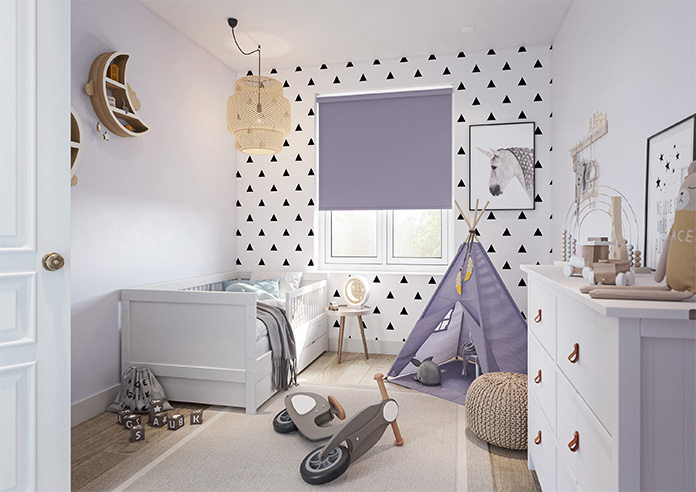 Trinity (Blackout), Lavender - Roller Blind - Image 7